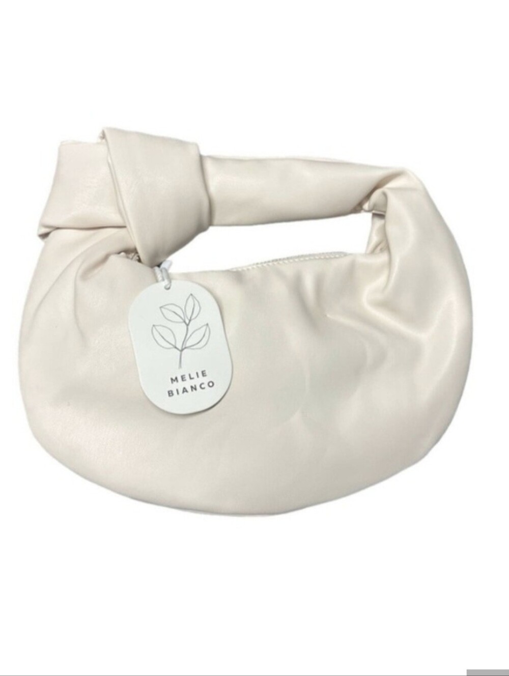 Melie Bianco Cream Hobo Bag